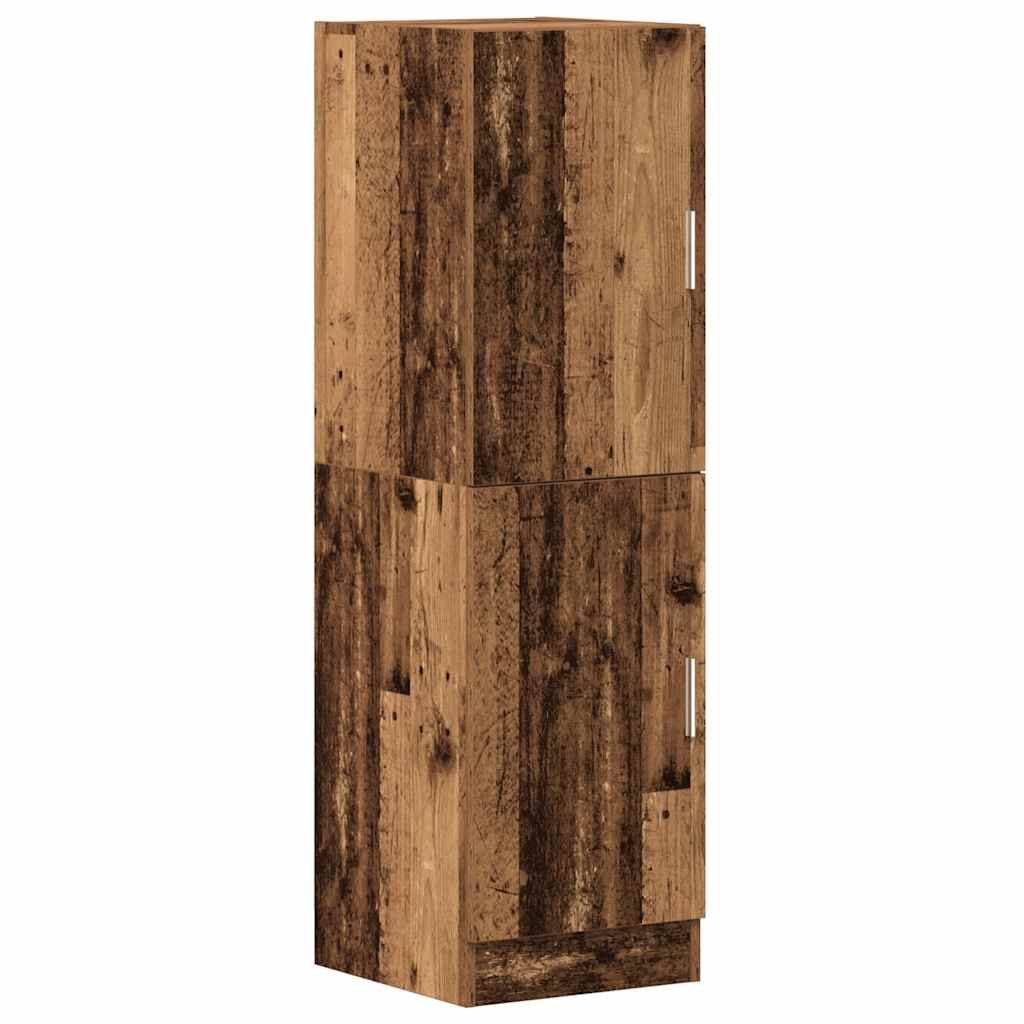 vidaXL Meuble de cuisine 2 pcs aspect bois de récupération bois d'ingénierie