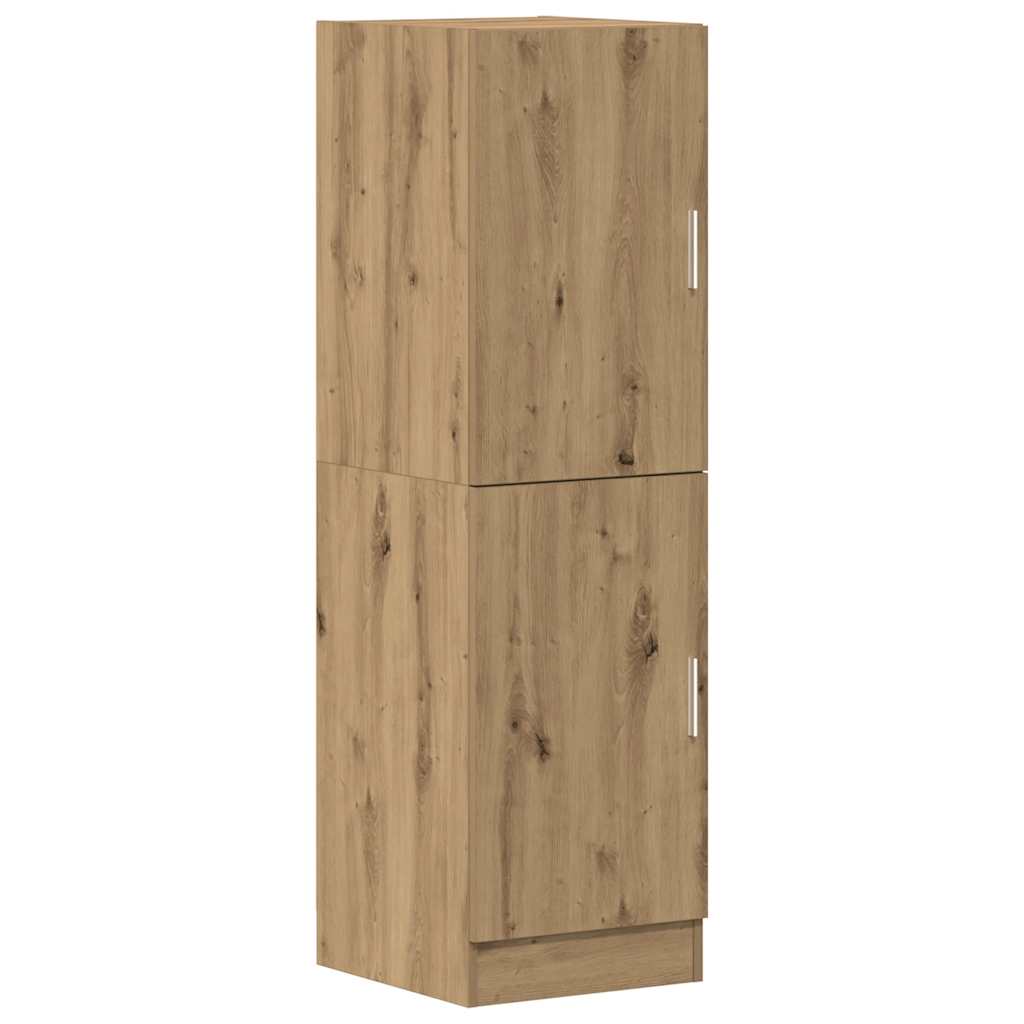 vidaXL 2-tlg. Küchenschrank-Set Artisan-Eiche Holzwerkstoff