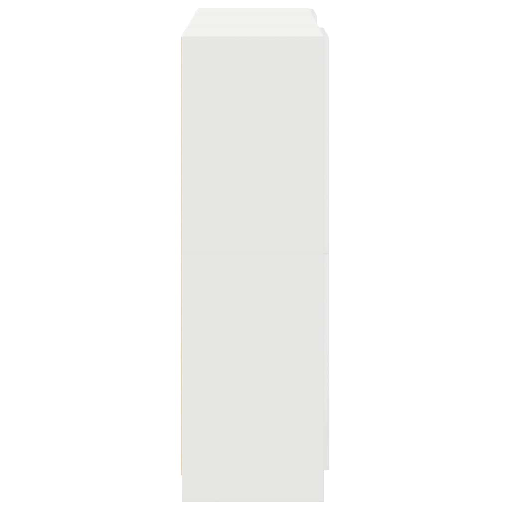 vidaXL Ensemble de 3 meubles de cuisine Blanc Bois d'ingénierie