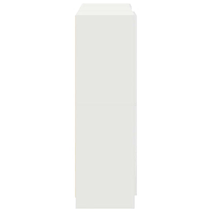 vidaXL Ensemble de 3 meubles de cuisine Blanc Bois d'ingénierie