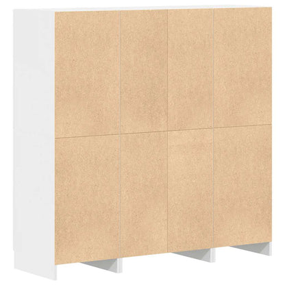 vidaXL Ensemble de 3 meubles de cuisine Blanc Bois d'ingénierie