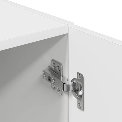 vidaXL Ensemble de 3 meubles de cuisine Blanc Bois d'ingénierie
