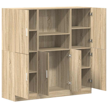 vidaXL Ensemble de 3 meubles de cuisine Chêne Sonoma Bois d'ingénierie