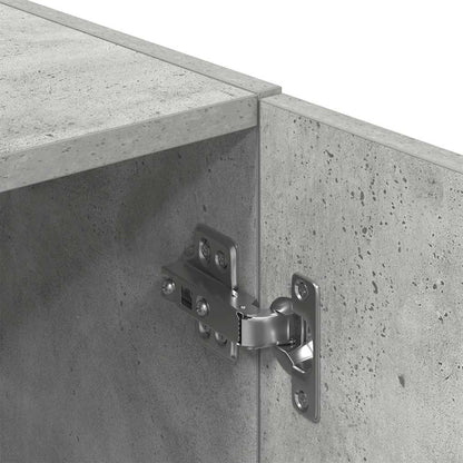 vidaXL 3-tlg. Küchenschrank-Set Betongrau Holzwerkstoff