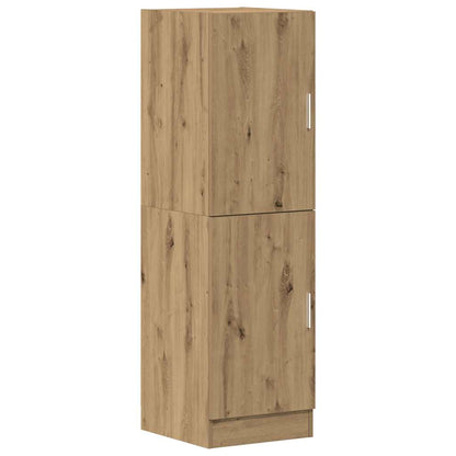 vidaXL 3-tlg. Küchenschrank-Set Artisan-Eiche Holzwerkstoff
