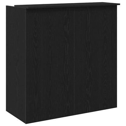 vidaXL Empfangstresen Schwarze Eiche 100 x 50 x 103,5 cm Holzwerkstoff