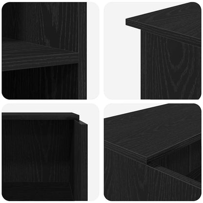 vidaXL Empfangstresen Schwarze Eiche 100 x 50 x 103,5 cm Holzwerkstoff