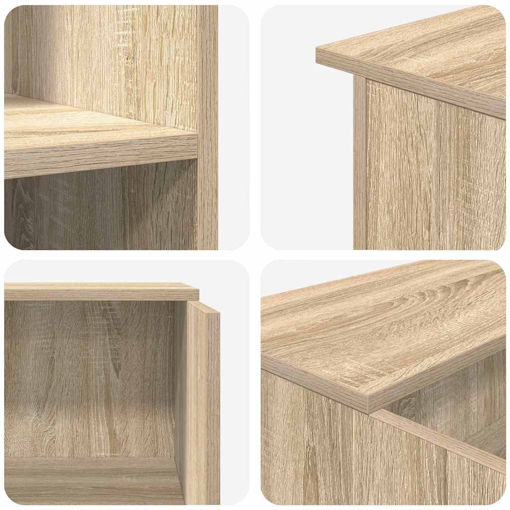 vidaXL Empfangstresen Sonoma-Eiche 100 x 50 x 103,5 cm Holzwerkstoff