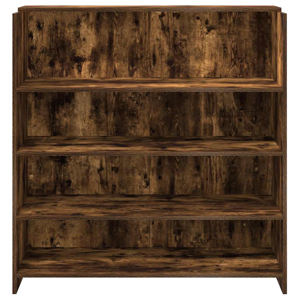 vidaXL Empfangstheke Räuchereiche 100x50x103,5 cm Holzwerkstoff