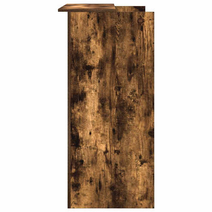 vidaXL Empfangstheke Räuchereiche 100x50x103,5 cm Holzwerkstoff