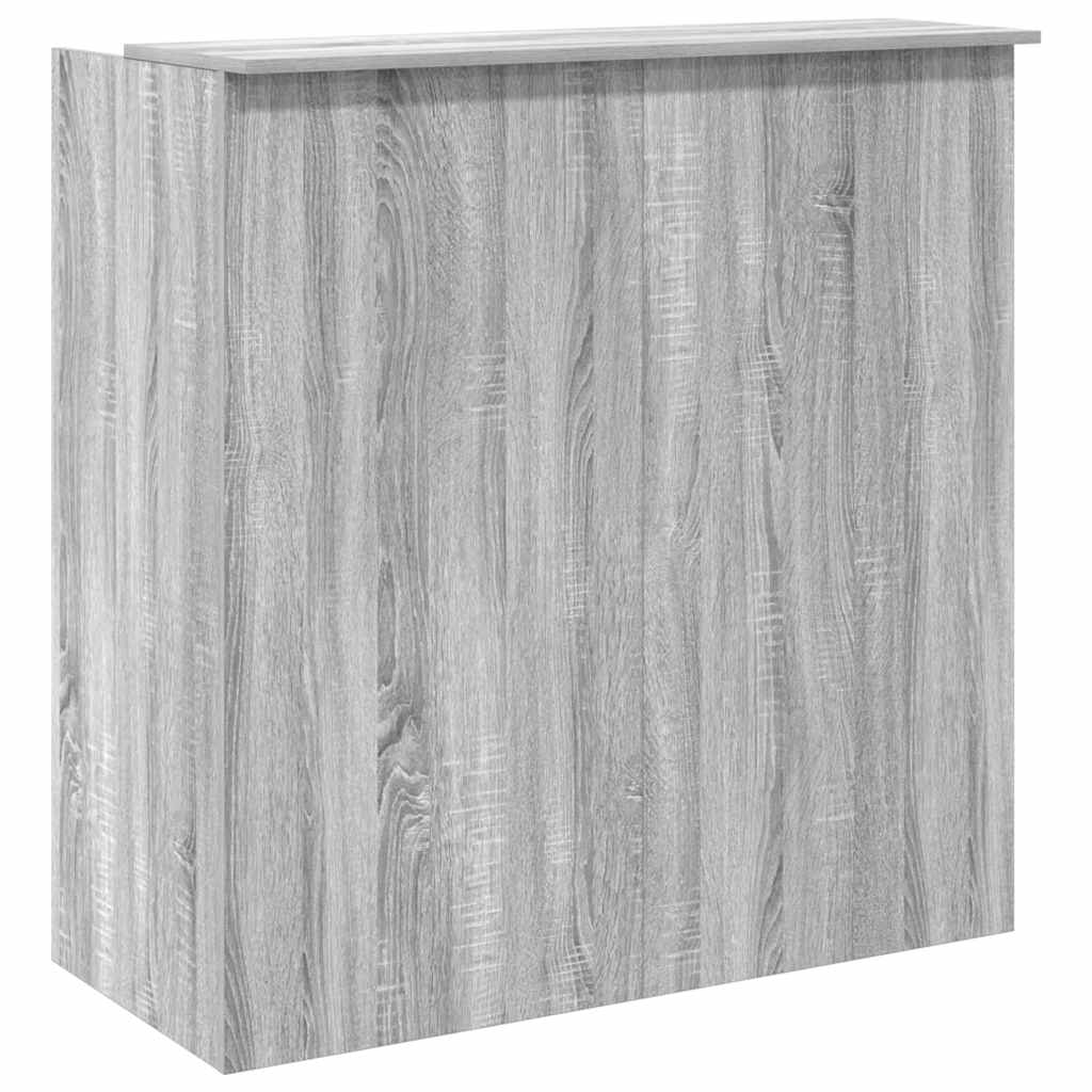 vidaXL Empfangstheke Grau Sonoma 100x50x103,5 cm Holzwerkstoff