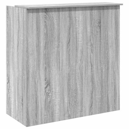 vidaXL Empfangstheke Grau Sonoma 100x50x103,5 cm Holzwerkstoff