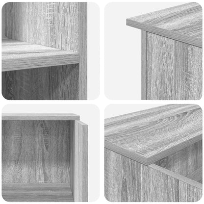 vidaXL Empfangstheke Grau Sonoma 100x50x103,5 cm Holzwerkstoff