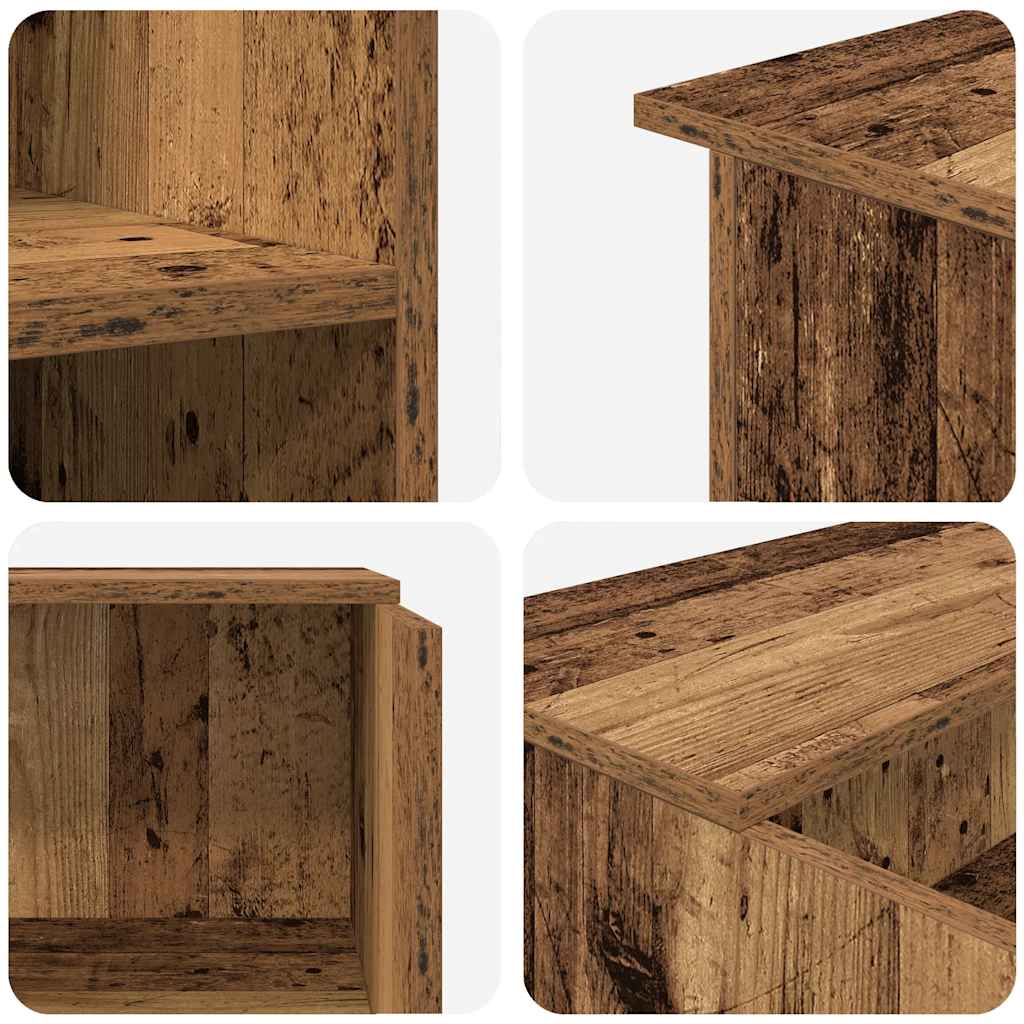 vidaXL Empfangstheke Altholz-Optik 100x50x103,5 cm Holzwerkstoff