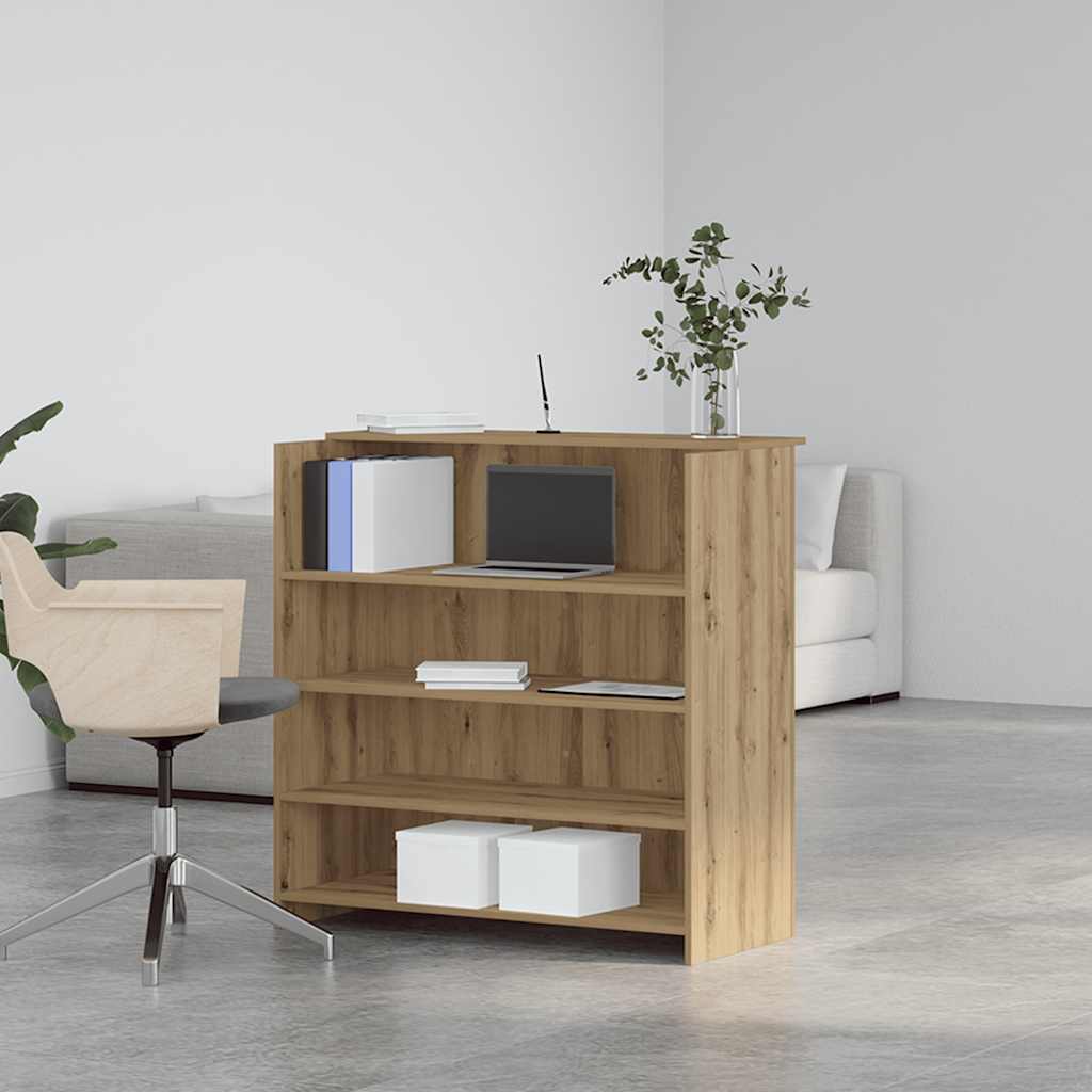 Empfangstheke Artisan-Eiche 100x50x103,5 cm Holzwerkstoff