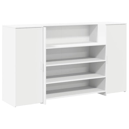 vidaXL Empfangstresen Weiß 180 x 50 x 103,5 cm Holzwerkstoff