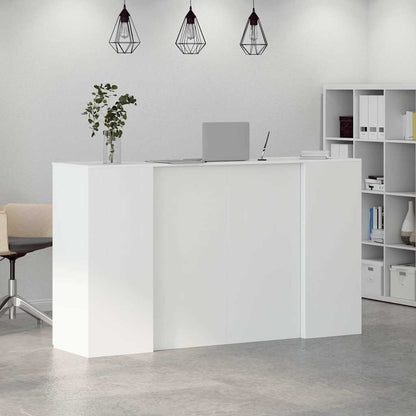 vidaXL Empfangstresen Weiß 180 x 50 x 103,5 cm Holzwerkstoff
