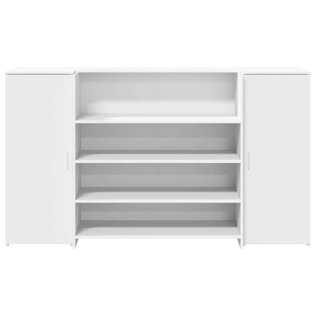 vidaXL Empfangstresen Weiß 180 x 50 x 103,5 cm Holzwerkstoff