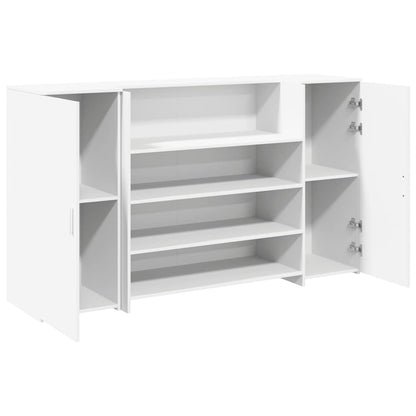 vidaXL Empfangstresen Weiß 180 x 50 x 103,5 cm Holzwerkstoff
