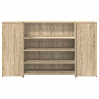 vidaXL Empfangstheke Sonoma-Eiche 180x50x103,5 cm Holzwerkstoff