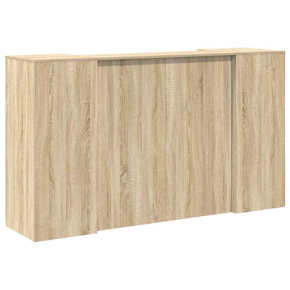 vidaXL Empfangstheke Sonoma-Eiche 180x50x103,5 cm Holzwerkstoff