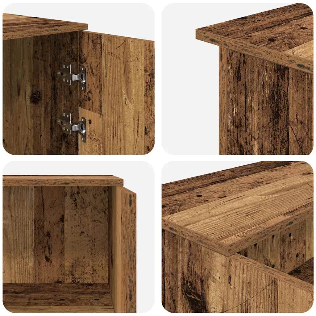 vidaXL Empfangstheke Altholz-Optik 180x50x103,5 cm Holzwerkstoff