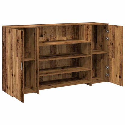 vidaXL Empfangstheke Altholz-Optik 180x50x103,5 cm Holzwerkstoff