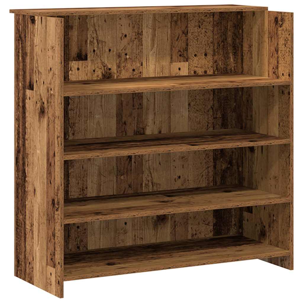 vidaXL Empfangstheke Altholz-Optik 180x50x103,5 cm Holzwerkstoff
