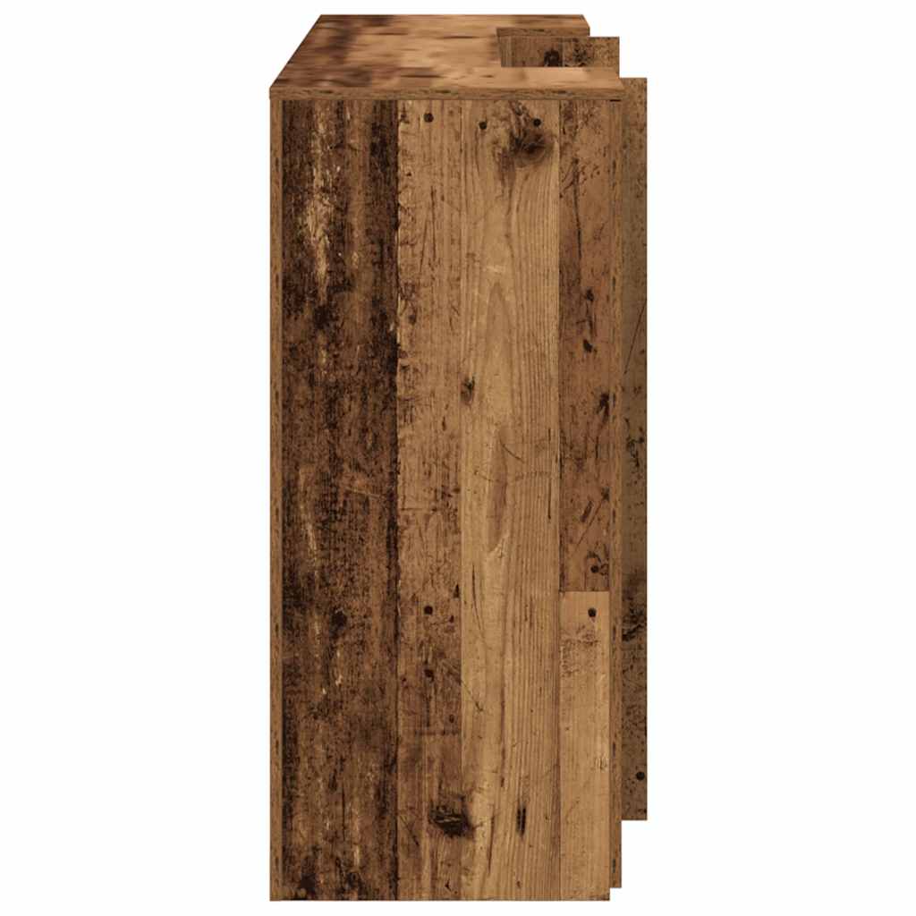 vidaXL Empfangstheke Altholz-Optik 180x50x103,5 cm Holzwerkstoff