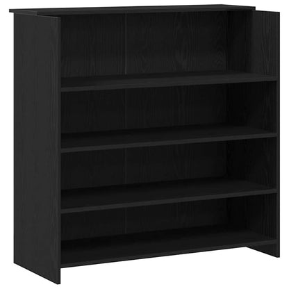 vidaXL Empfangstresen Schwarze Eiche 200 x 50 x 103,5 cm Holzwerkstoff
