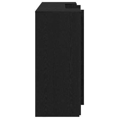 vidaXL Empfangstresen Schwarze Eiche 200 x 50 x 103,5 cm Holzwerkstoff