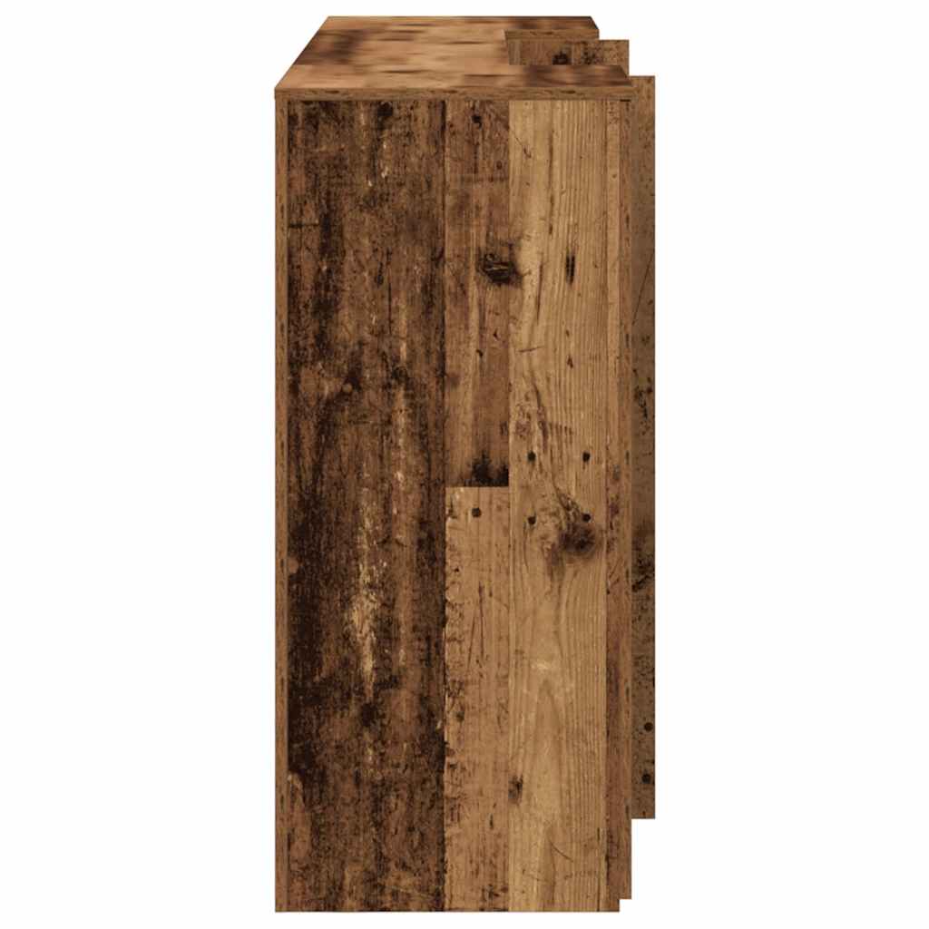 vidaXL Empfangstheke Altholz-Optik 200x50x103,5 cm Holzwerkstoff