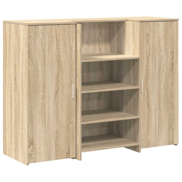 vidaXL Empfangstheke Sonoma-Eiche 135x50x103,5 cm Holzwerkstoff