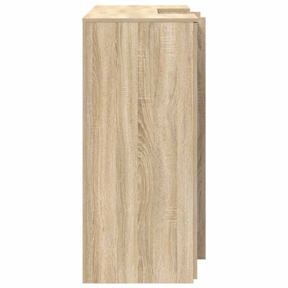vidaXL Empfangstheke Sonoma-Eiche 135x50x103,5 cm Holzwerkstoff