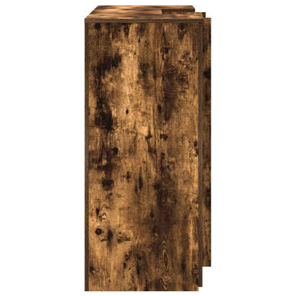 vidaXL Empfangstheke Räuchereiche 135x50x103,5 cm Holzwerkstoff