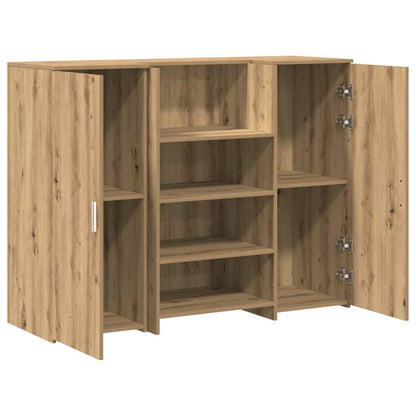 vidaXL Empfangstheke Artisan-Eiche 135x50x103,5 cm Holzwerkstoff