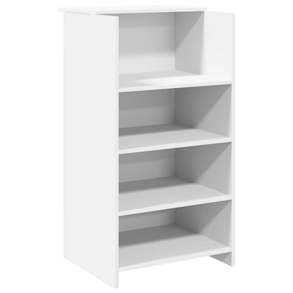 vidaXL Empfangstheke Weiß 155x50x103,5 cm Holzwerkstoff