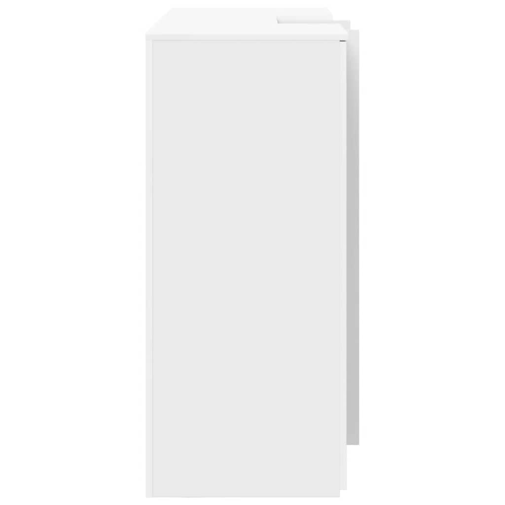 vidaXL Empfangstheke Weiß 155x50x103,5 cm Holzwerkstoff
