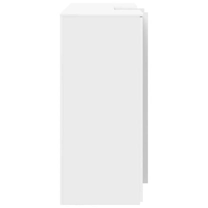 vidaXL Empfangstheke Weiß 155x50x103,5 cm Holzwerkstoff