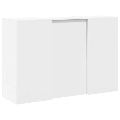 vidaXL Empfangstheke Weiß 155x50x103,5 cm Holzwerkstoff