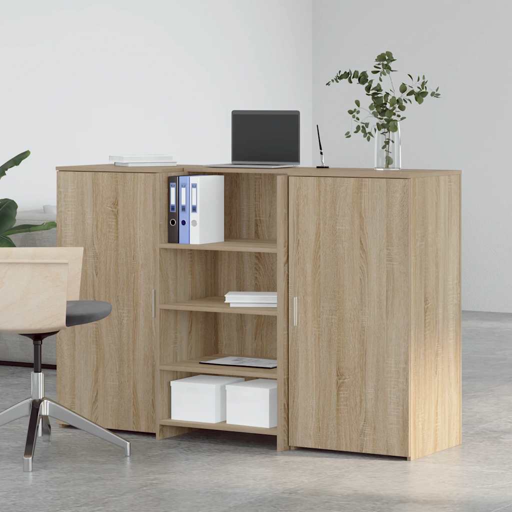 vidaXL Empfangstheke Sonoma-Eiche 155x50x103,5 cm Holzwerkstoff