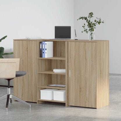 vidaXL Empfangstheke Sonoma-Eiche 155x50x103,5 cm Holzwerkstoff
