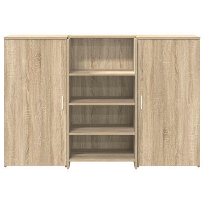 vidaXL Empfangstheke Sonoma-Eiche 155x50x103,5 cm Holzwerkstoff