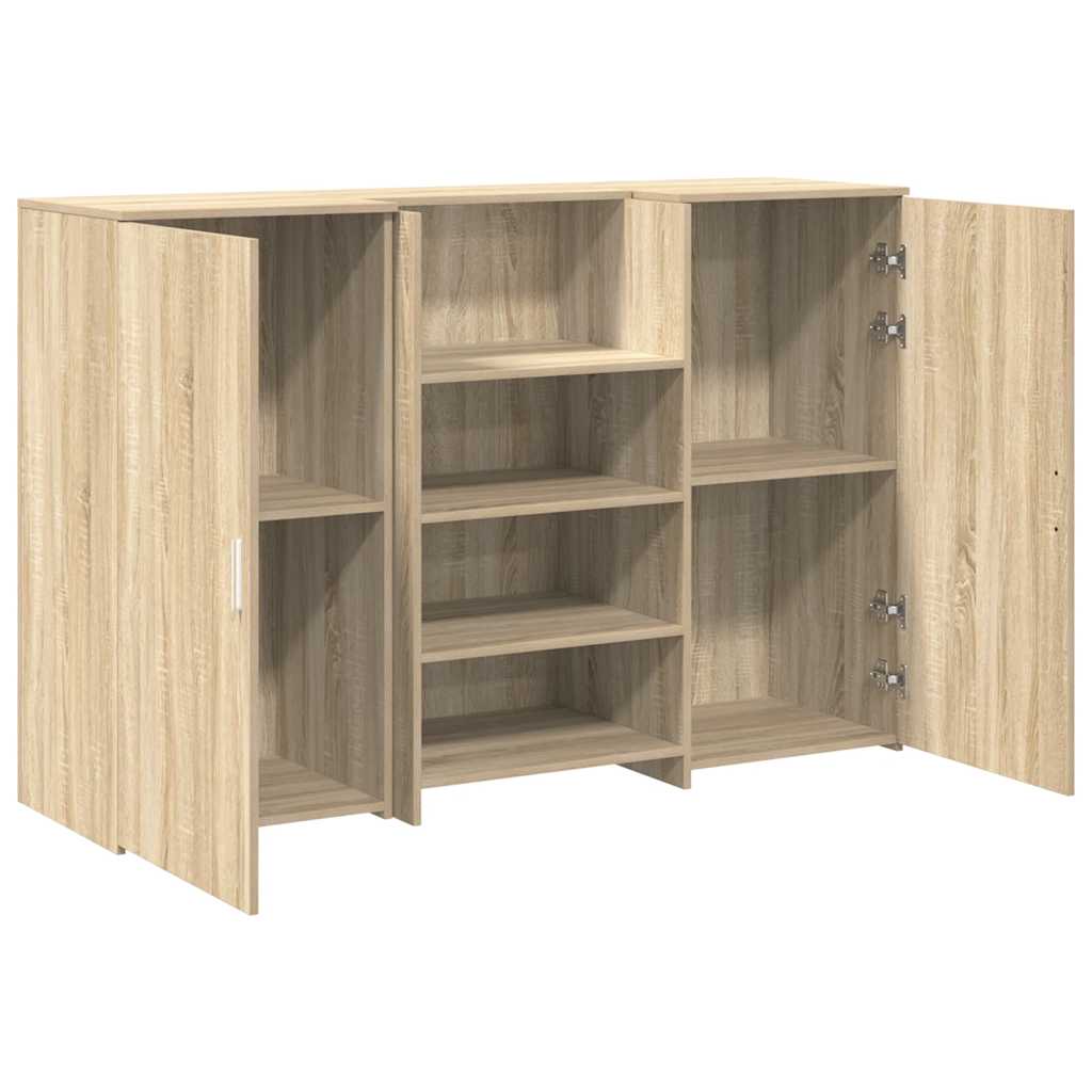 vidaXL Empfangstheke Sonoma-Eiche 155x50x103,5 cm Holzwerkstoff