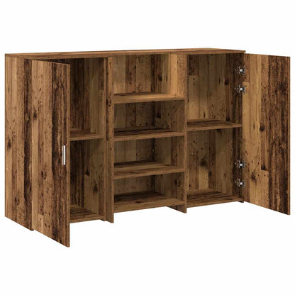 vidaXL Empfangstheke Altholz-Optik 155x50x103,5 cm Holzwerkstoff