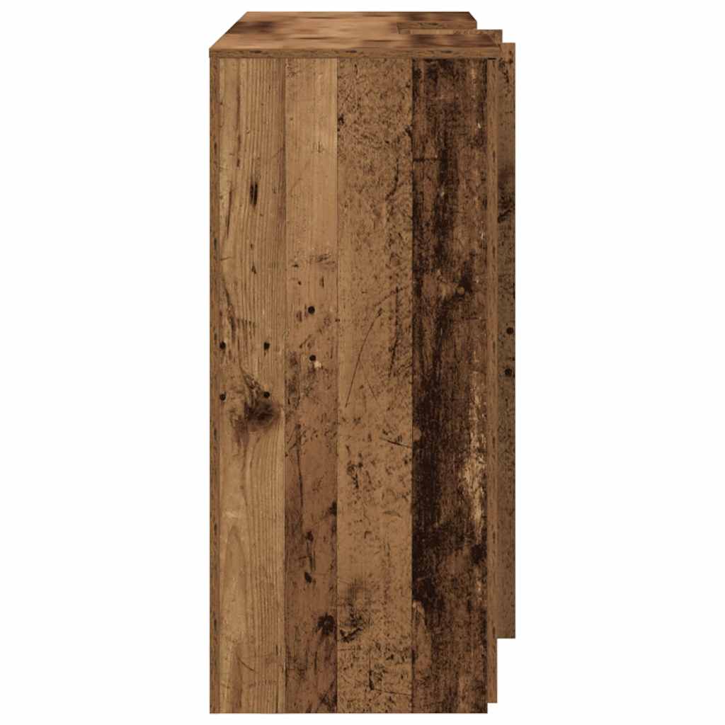 vidaXL Empfangstheke Altholz-Optik 155x50x103,5 cm Holzwerkstoff