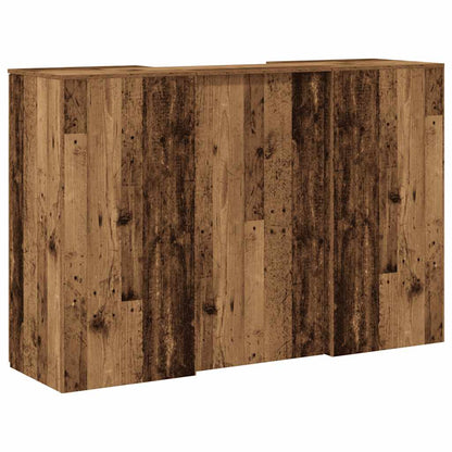 vidaXL Empfangstheke Altholz-Optik 155x50x103,5 cm Holzwerkstoff