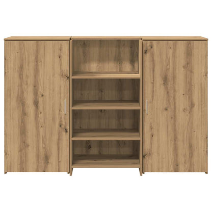 vidaXL Comptoir de réception Chêne artisan 155x50x103,5 cm Bois d'ingénierie