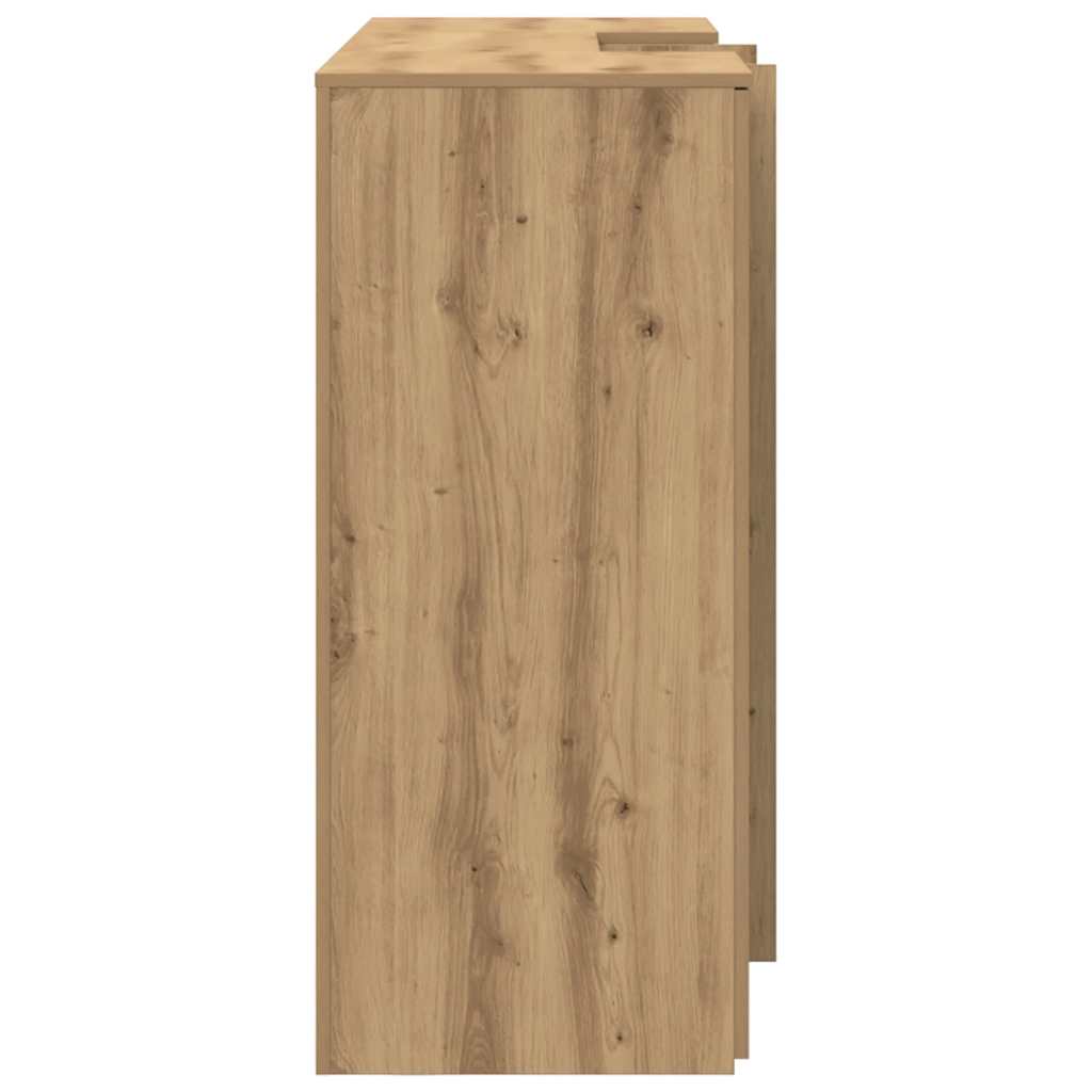 vidaXL Comptoir de réception Chêne artisan 155x50x103,5 cm Bois d'ingénierie
