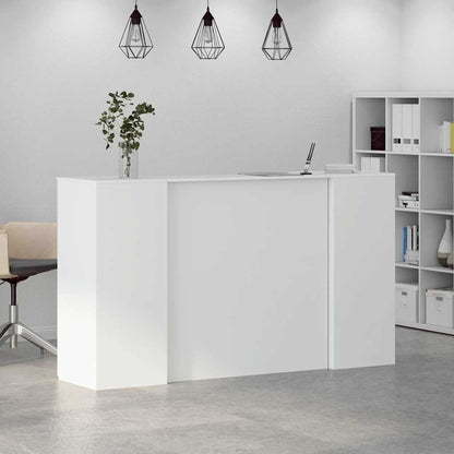 vidaXL Empfangstresen Weiß 180 x 50 x 103,5 cm Holzwerkstoff